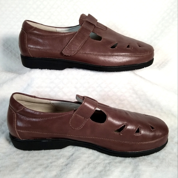 Women's Chestnut Propet Ladybug Shoes Sz 11 X-Wide (2E) Velcro Closures - Picture 7 of 8
